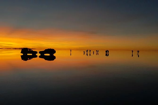 Sunset Salar de Uyuni 